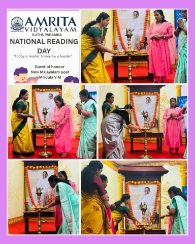 mrita Vidyalayam, Kuthuparamba celebrated National Reading Day 