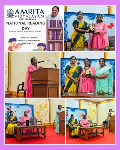 mrita Vidyalayam, Kuthuparamba celebrated National Reading Day 