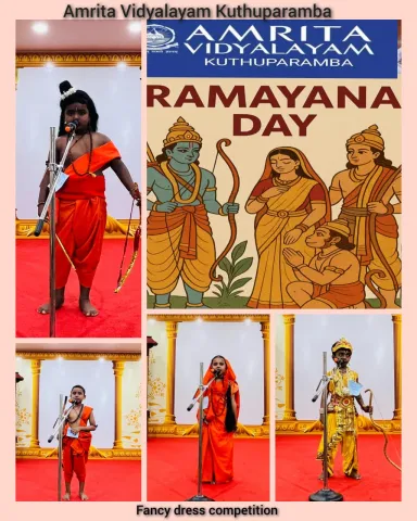 Amrita Vidyalayam, Kuthuparamba celebrated Ramayana Day