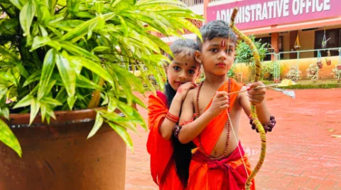 Little Legends in Divine Attire — A Beautiful Glimpse of Ramayana through Our Tiny Stars