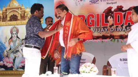 Amrita Vidyalayam Haripad Celebrated Kargil Vijay Diwas with Patriotism and Pride
