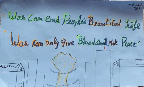 Amrita Vidyalayam, Ernakulam Celebrated Hiroshima Day