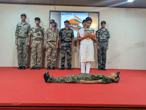 Amrita Vidyalayam Manjeri observed Kargil Vijay Diwas - 2025