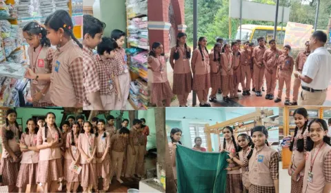 Amrita Vidyalayam, Pathanamthitta celebrated National Handloom Day 2025
