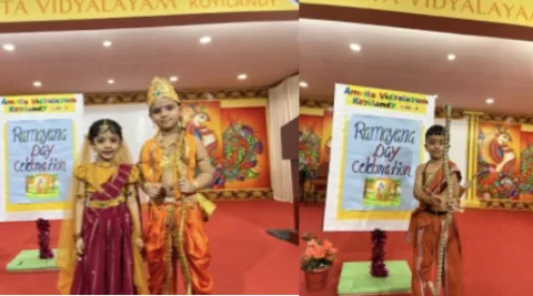 Ramayan Day Celebrated at Amrita Vidyalayam, Koyilandy