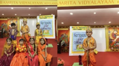 Ramayan Day Celebrated at Amrita Vidyalayam, Koyilandy